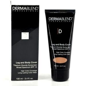 Dermablend Leg and Body Makeup Foundation Bronze 3.4 fl oz Concealer SPF 15 NIB
